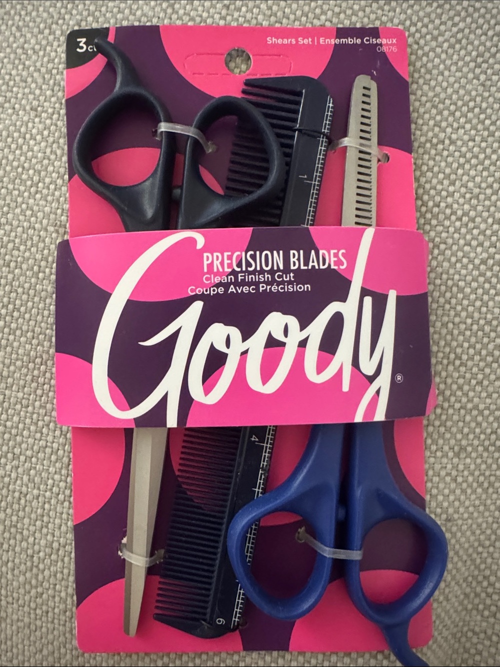 Men’s Grooming Shears and Thinning Scissors Set - Blue